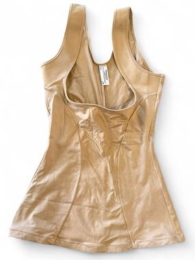 Maidenform Flexees torsette shapewear open-bust shaping firm toning nude